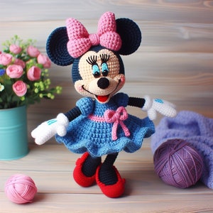 Crochet Amigurumi Mouse Pdf - Knitting Amigurumi Toys - Pattern Amigurumi Pdf
