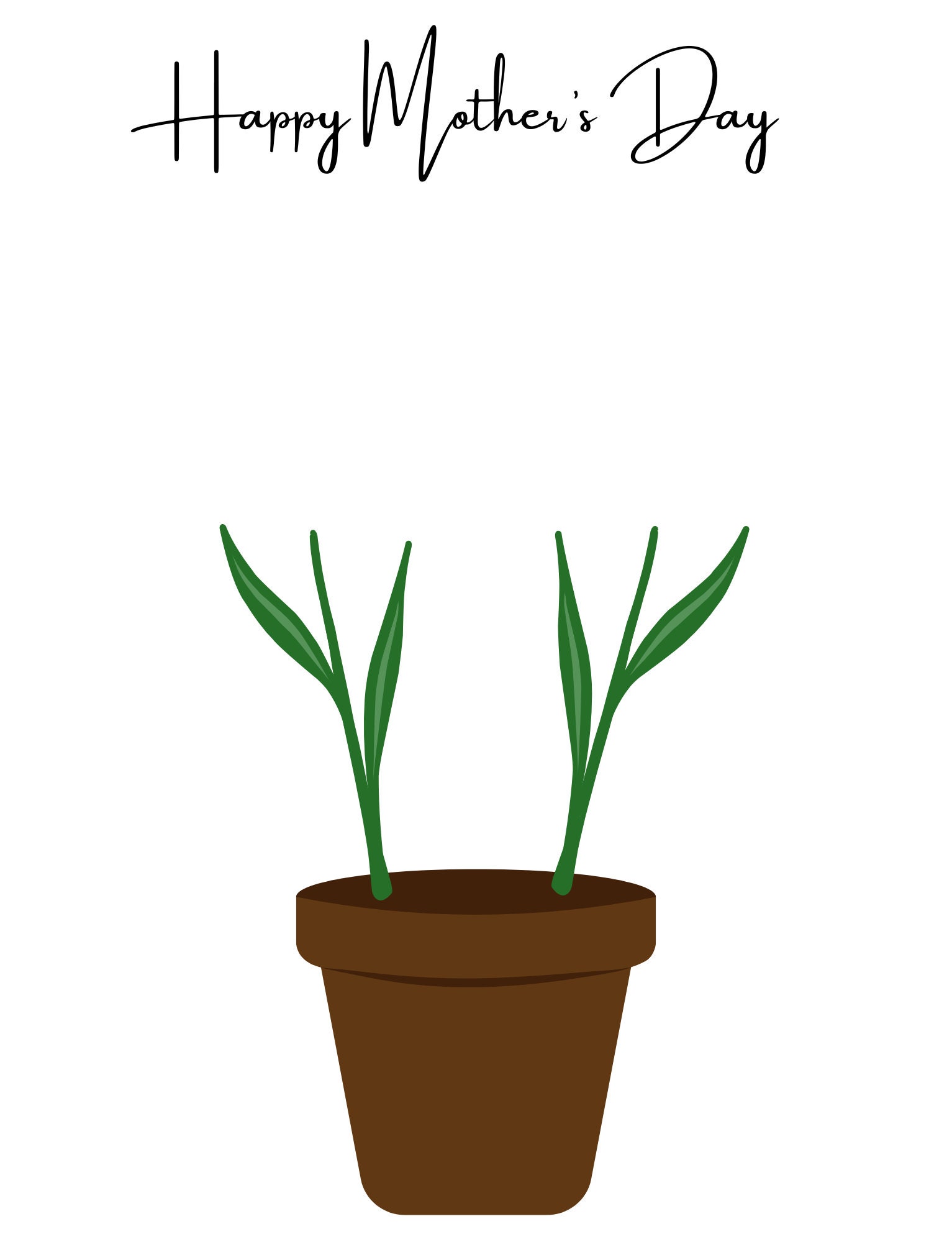 Mother's Day Handprint Printable - Etsy