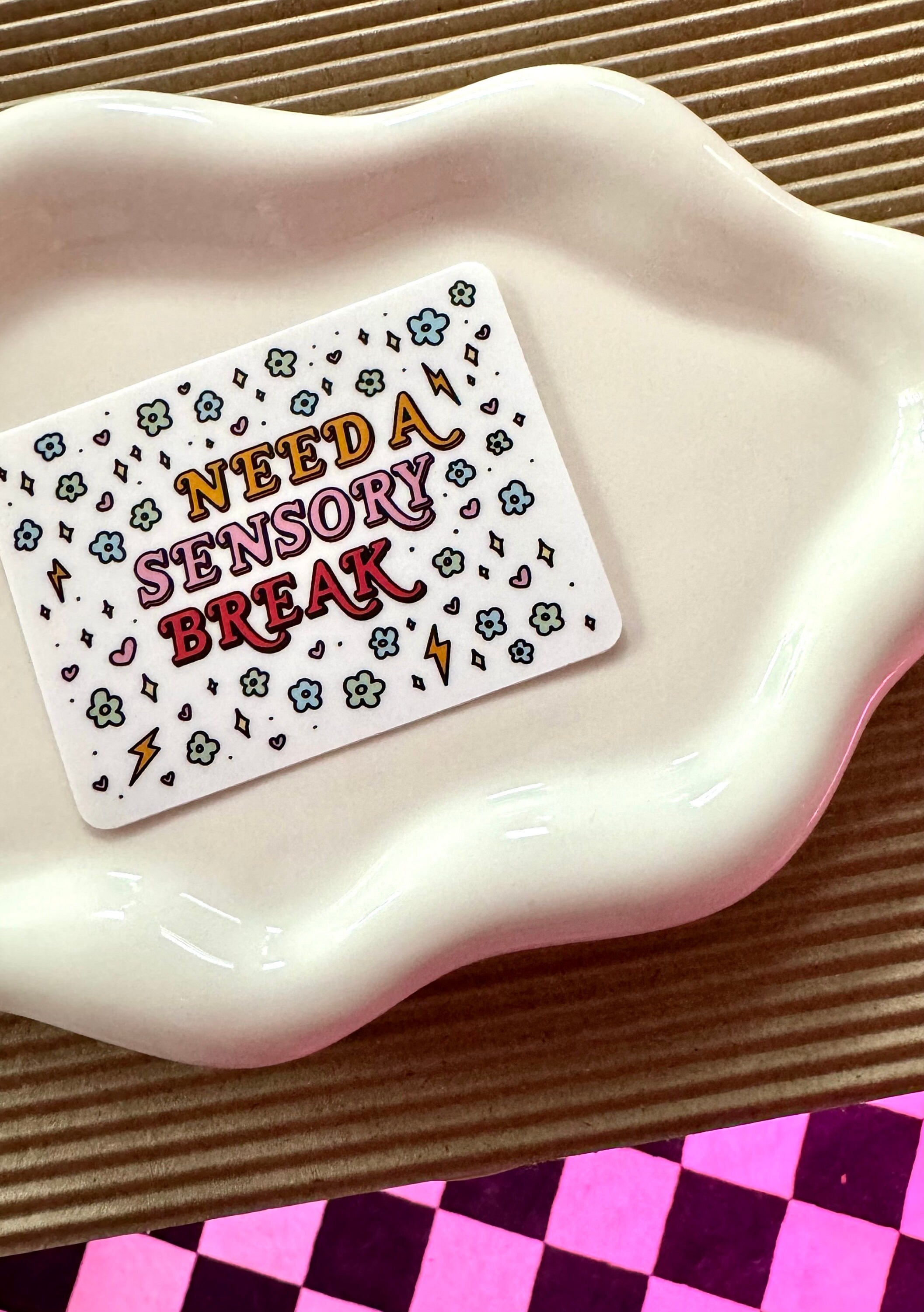 Seonsry Sticker Sensory Break Vinyl Sticker: Neurodiversity, ADHD, Autism Awareness - Etsy