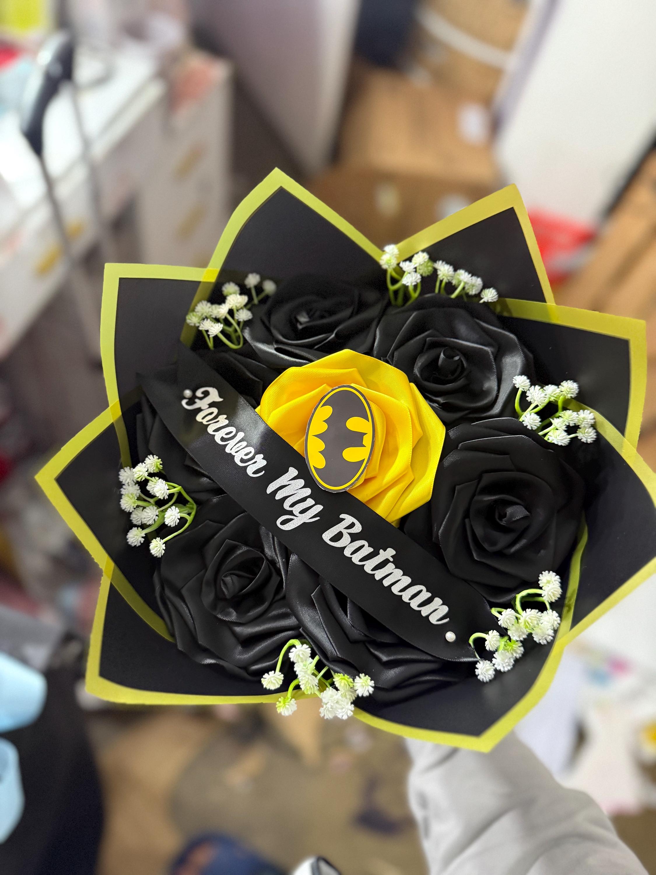 Batman Ribbon Bouquet - Etsy