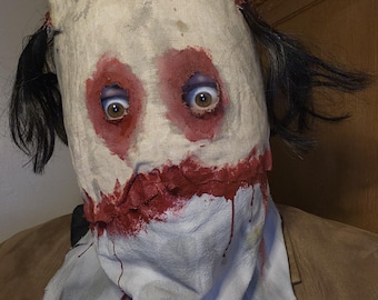 Handmade "The Patriarch" Horror Mask: Cosplay Costume, Haunted Attraction