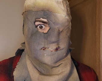 Handmade "The Infirm" Horror Mask: Cosplay Costume, Haunted Attraction