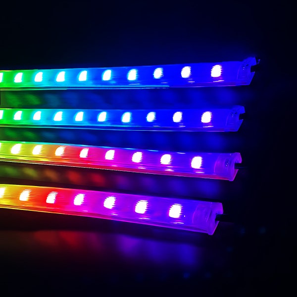 Kit d'éclairage intérieur 4x LED couleur Chasing pour les pieds | Éclairage optique