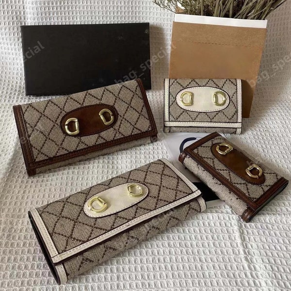 Horsebit 1955 Mini Purses Designer Woman Handbag Men Wallet Designer Small Wallet Purse Cardholder