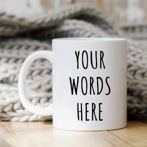 Taza personalizada, regalo para ella, regalo para él, taza de café personalizada, regalo de cumpleaños, regalo de Navidad, taza con texto personalizado