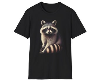 Racoon t-shirt Unisex Softstyle T-Shirt