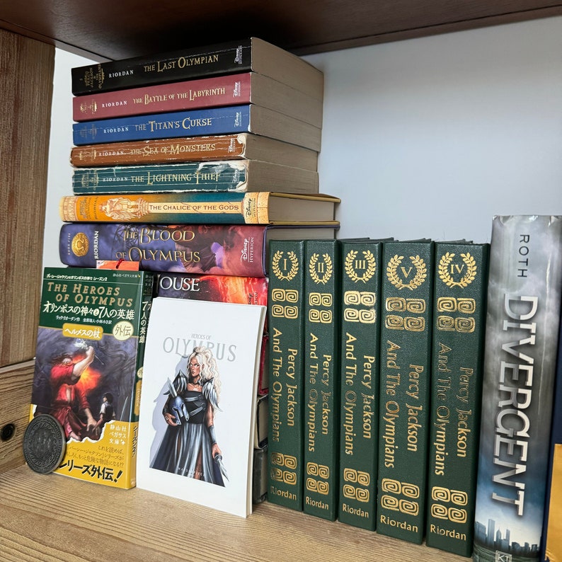 Percy Jackson and the Olympians Complete Series, Rebound Books - Etsy
