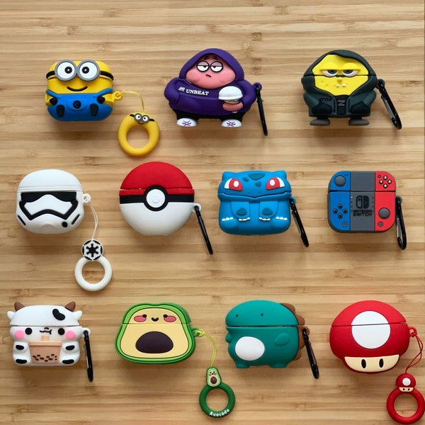 3D Cartoon Case für Airpods pro/pro2 und Airpods 3