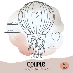 14 watercolor Couple Clipart,lovers PNG, Romantic clipart, Minimalist couple PNG, Valentine’s Day Clipart,love couple clipart,valentine PNG