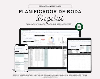 Spanish Wedding Planner, Planificador de Boda Digital en Español