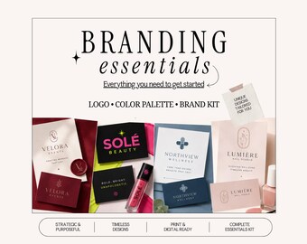Brand Identity Package for Small Business, Logo Design, Color Palette, Typography, Hire a Designer