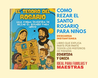 Spanischer Rosenkranzgebetsführer für katholische Kinder (Digitaler Download)
