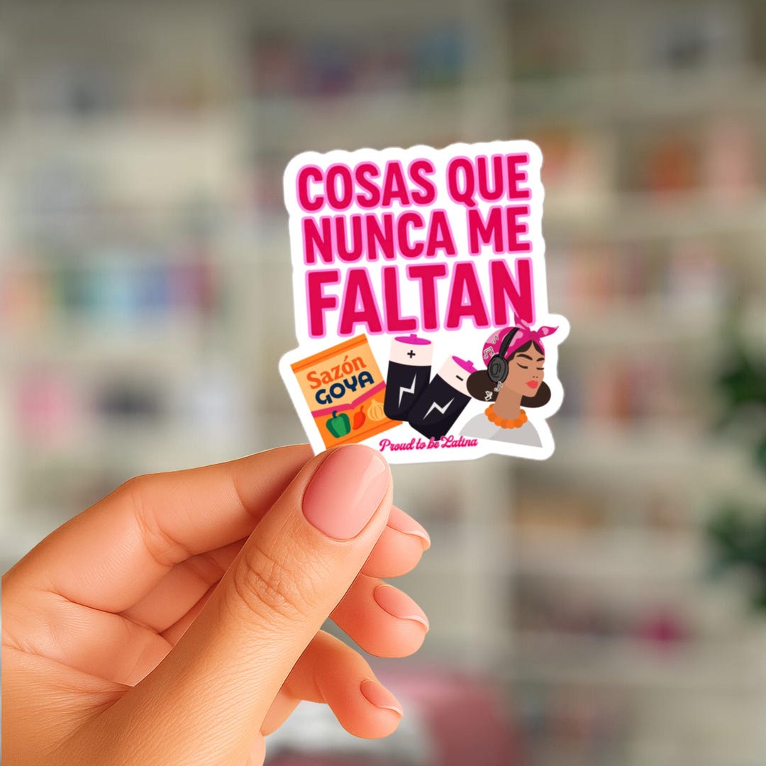 Sazon Stickers Latin Pride Sticker, Sazón, Batería Y Reggaeton Latin Music, Pop ...