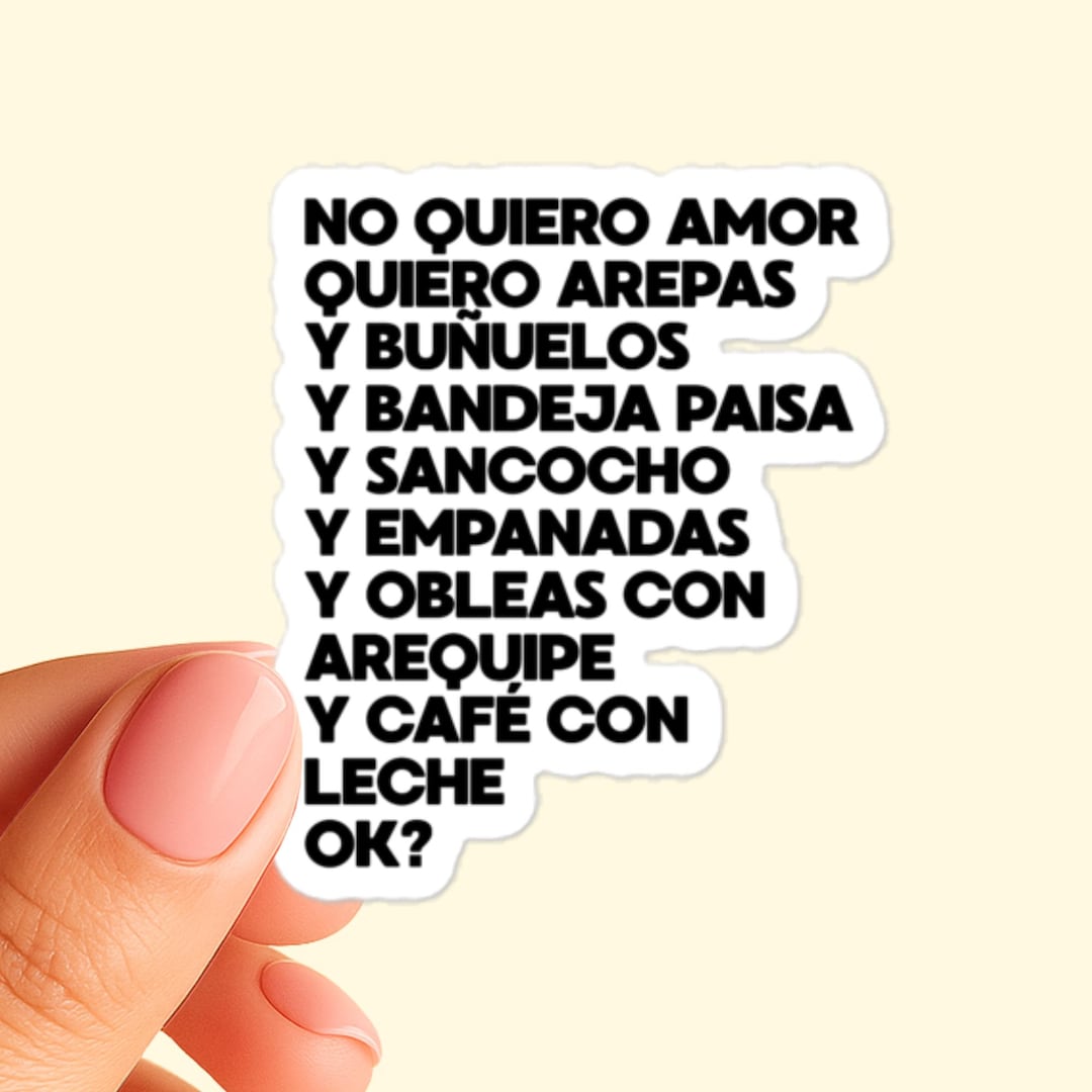 Colombian Food Sticker, Arepas Funny Latin Pride Decal - Etsy