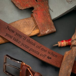 Leather Belt for Christmas, Customized Personalized Engraved Leather Belt, Leather gift for him, Belt for men, gift for dad