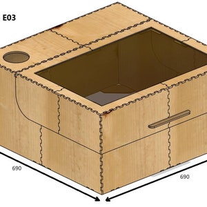 Bijlage E03 / Diodelaser DXF-plannen