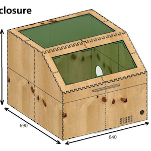 Behuizing E02 / Diodelaser + Camera DXF-plannen