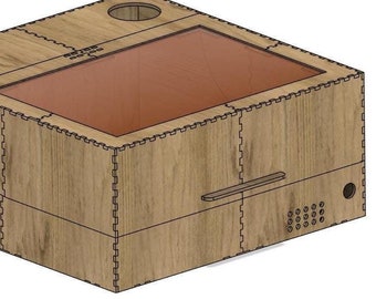 Enclosure E01 (Sculpfun s30 Pro Max) plans DXF