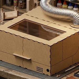 Diseño de carcasa E01 (Sculpfun s30 Pro Max, Atomstack A20 Pro), archivos digitales, DXF, 6 mm, 1/4 de pulgada