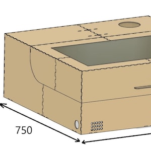 Behuizing E07 / Diodelaser DXF-plannen