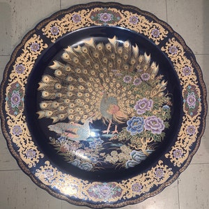 Original Moroccan Taous plate from 1976 rare piece