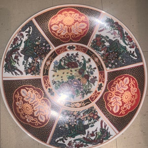 Original Moroccan Taous plate from 1980 rare piece AMARIR