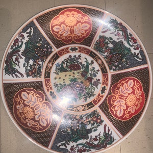 Assiette Marocaine Taous originale de 1980 pièce rare AMARIR