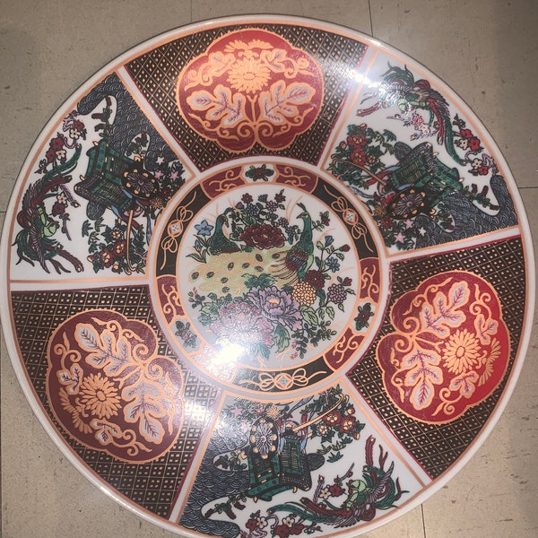 Assiette Marocaine Taous originale de 1980 pièce rare AMARIR