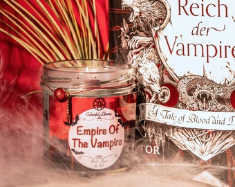 Empire of the Vampire Candle Bookish Candle Soy Candle Book Candle Scented Candle Fantasy