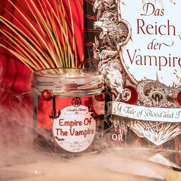 Empire of the Vampire Candle Bookish Candle Soy Candle Book Candle Scented Candle Fantasy