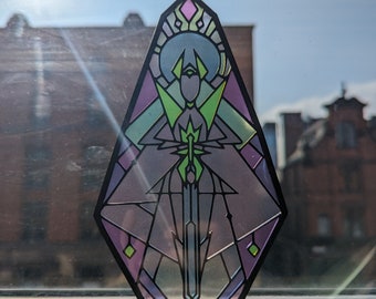She-Ra Resin Stained Glass Style Art