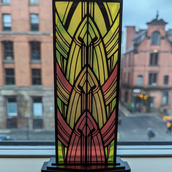 Quarks Bar - Resin Stained Glass Style Design