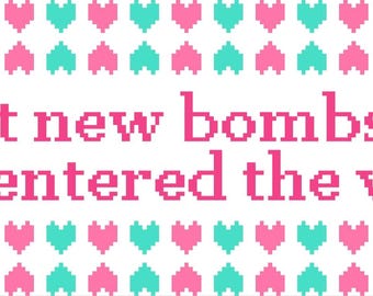 Brandneue Bombshell - Digitale Nadelspitzenvorlage