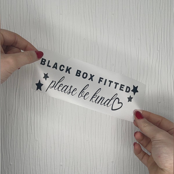 Sticker boîte noire | Vinyle