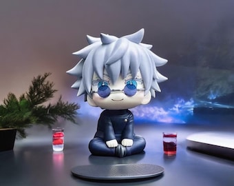 Jujutsu Kaisen Anime - Cute Gojo & Geto Pop Toy Figurines | Bubble Head Toys | Perfect Birthday Gifts for Children | Adorable Japanese Anime