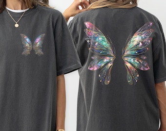 Comfort Colors® Fairy Angel Wings Shirt, Magical Fantasy Wings T