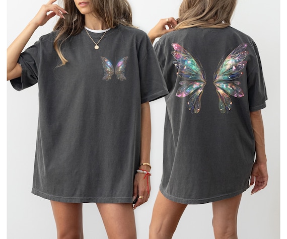 Comfort Colors® Fairy Angel Wings Shirt, Magical Fantasy Wings T