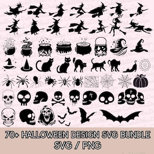 HALLOWEEN SVG, Halloween Svg Bundle, Halloween Cut Files For Cricut, Halloween Clipart, Halloween Png Bundle, Svg - Png
