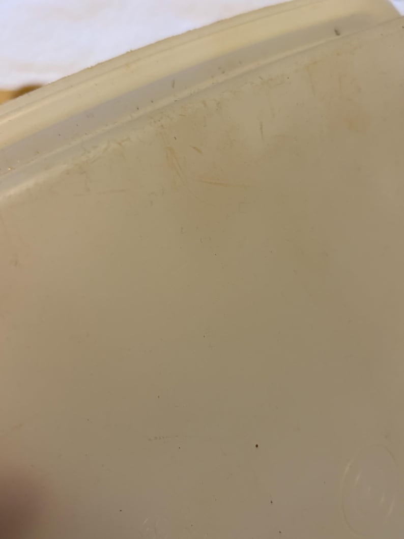 Contenitore per uova ripiene Tupperware, vassoio da portata color oro vintage - Cucina vintage immagine 6