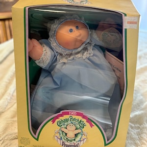 RARE Vintage 1985 Cabbage Patch Doll Preemie #3870 Coleco - UNOPENED BOX w/ Adoption Papers