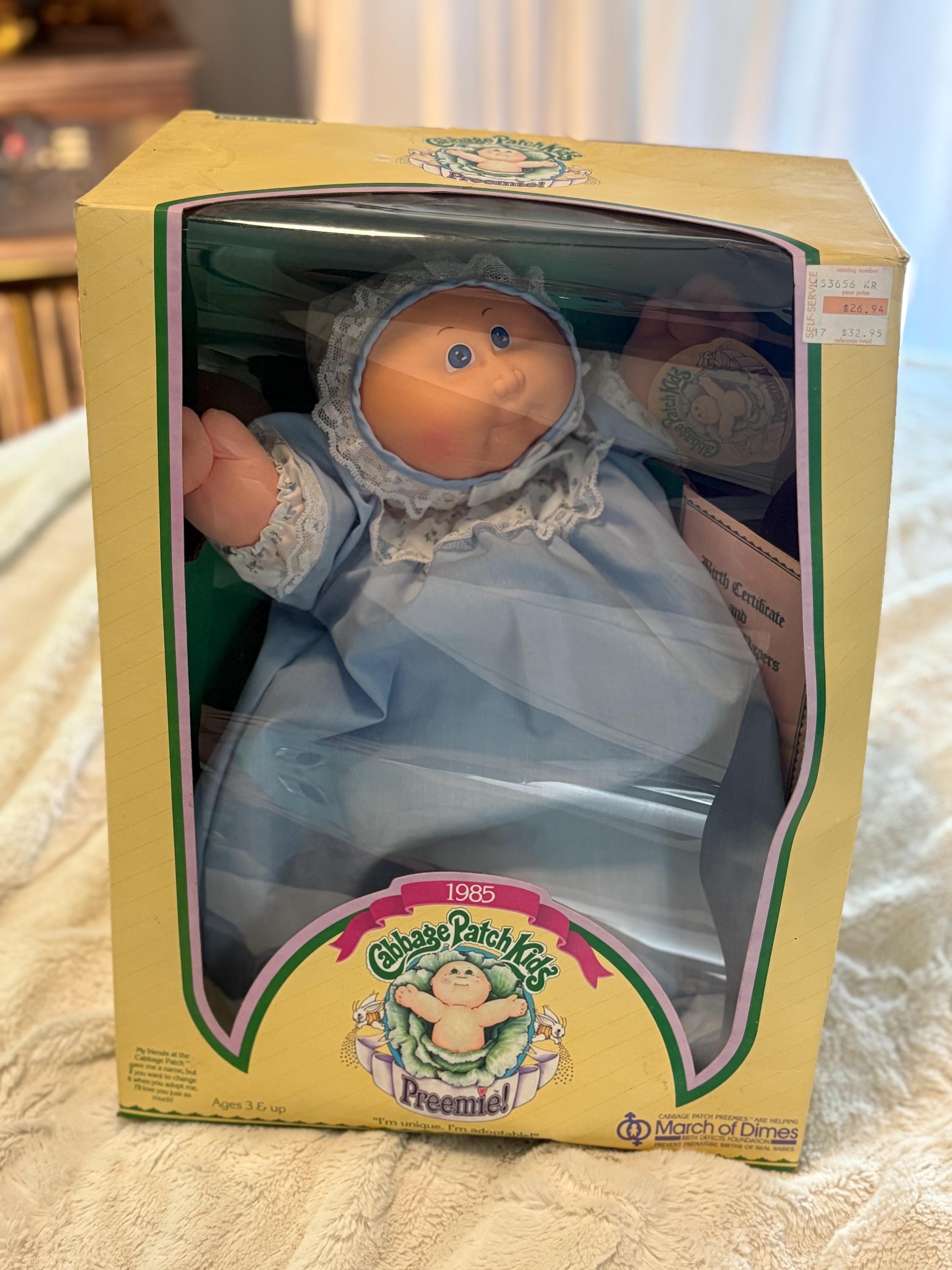 RARE Vintage 1985 Cabbage Patch Doll Preemie #3870 Coleco - Main Image
