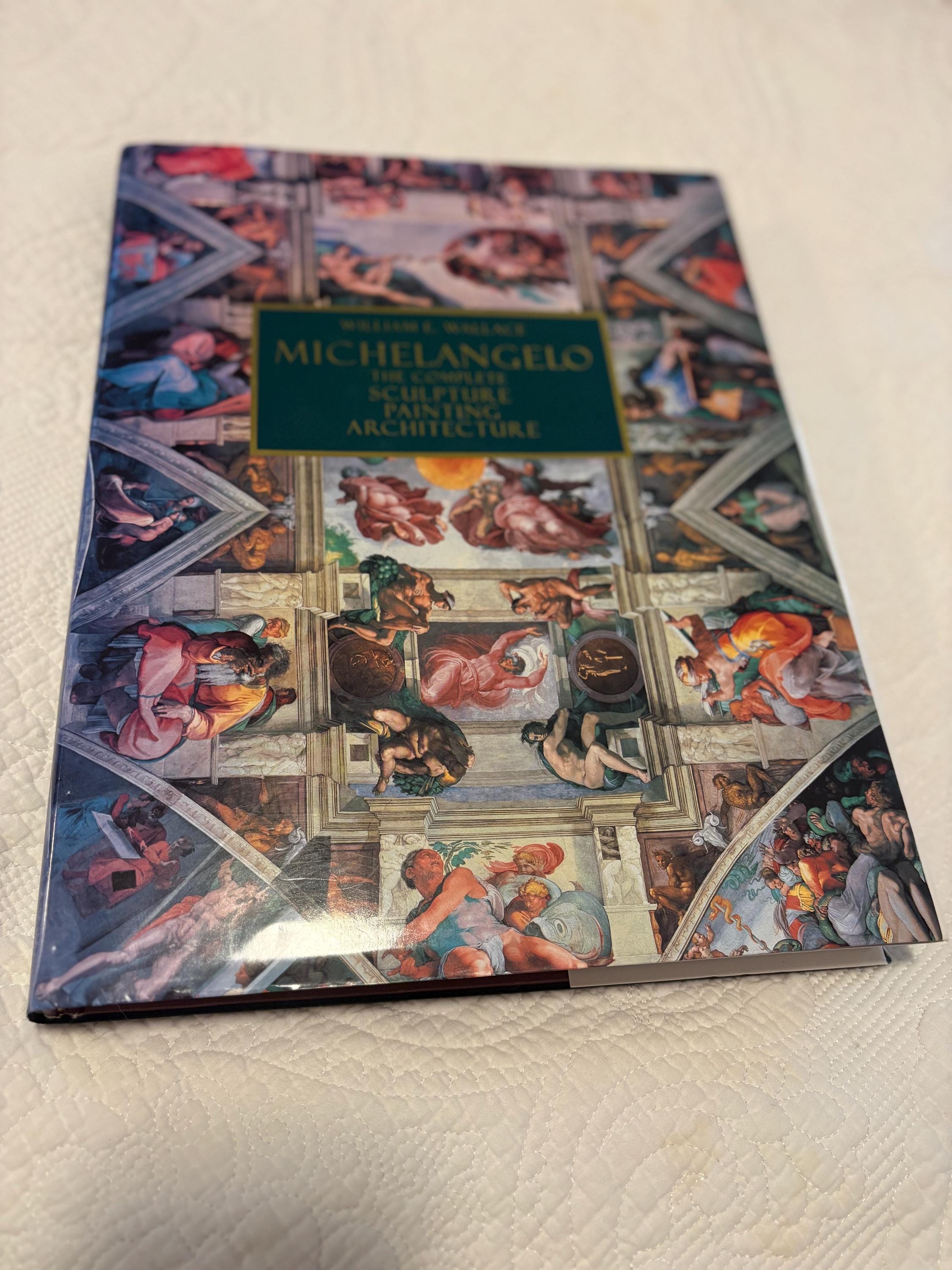 Vintage Michelangelo Book - Etsy