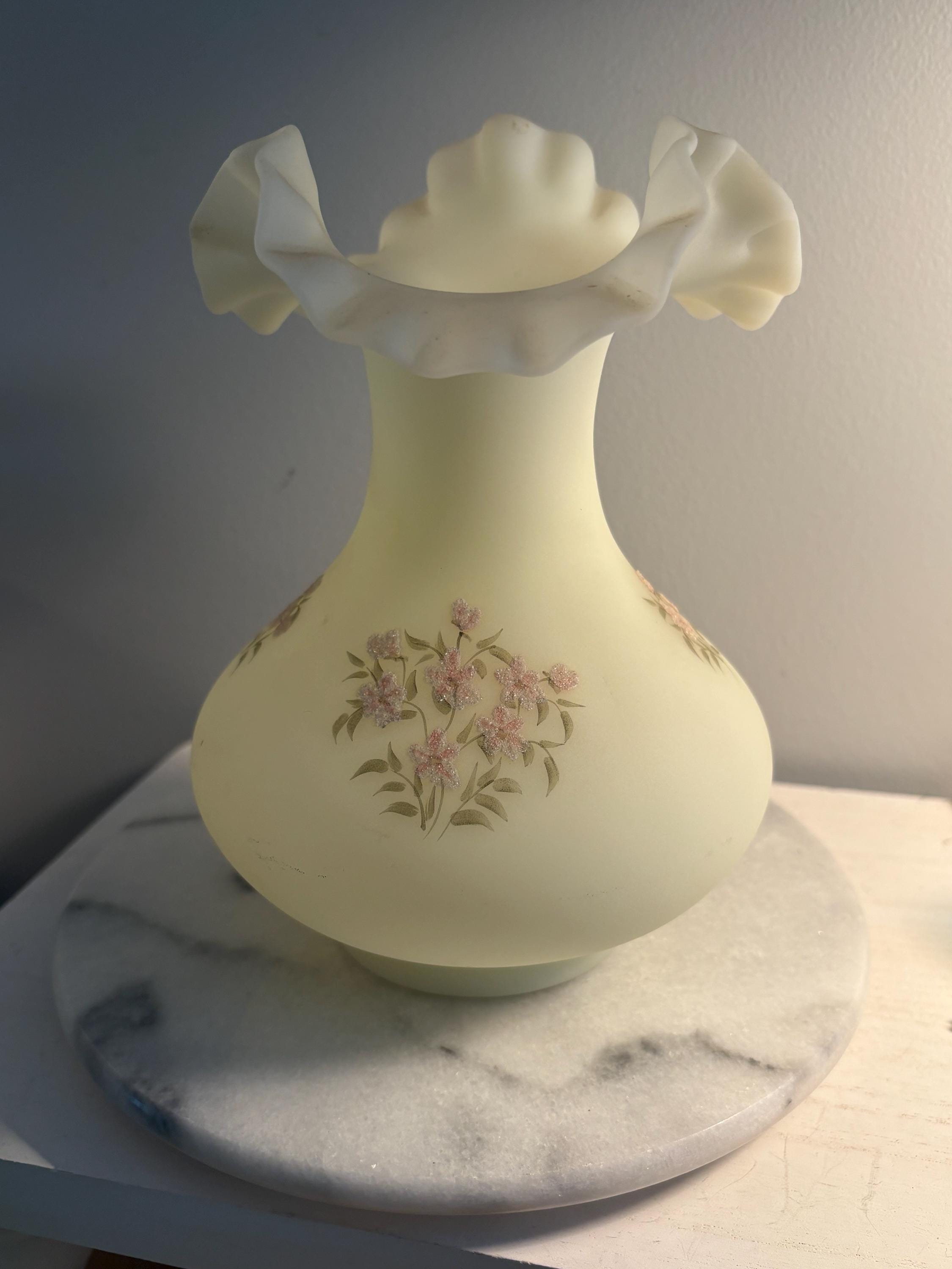 フェントン FENTON ウランガラス アンティーク Fenton フェントン ヴァセリンガラス ウランガラス USA