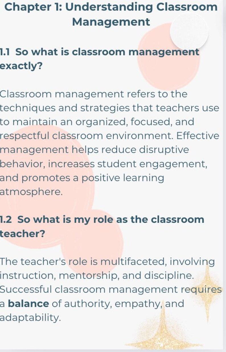 The Ultimate Classroom Management Guide - Etsy
