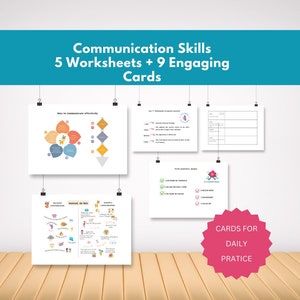 Assertieve communicatiewerkbladen, toolbox communicatieve vaardigheden, sociale vaardigheden, klasinrichting, boho-speelkamer thuisonderwijs, ADHD, kinderposter