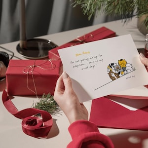 Cartão de gato personalizado/personalizado, adicione sua mensagem, cartão engraçado para a mãe, presente para a mãe, cartão de felicitações para a mãe, cartão de aniversário para a mãe, cartão para a avó, dia das mães