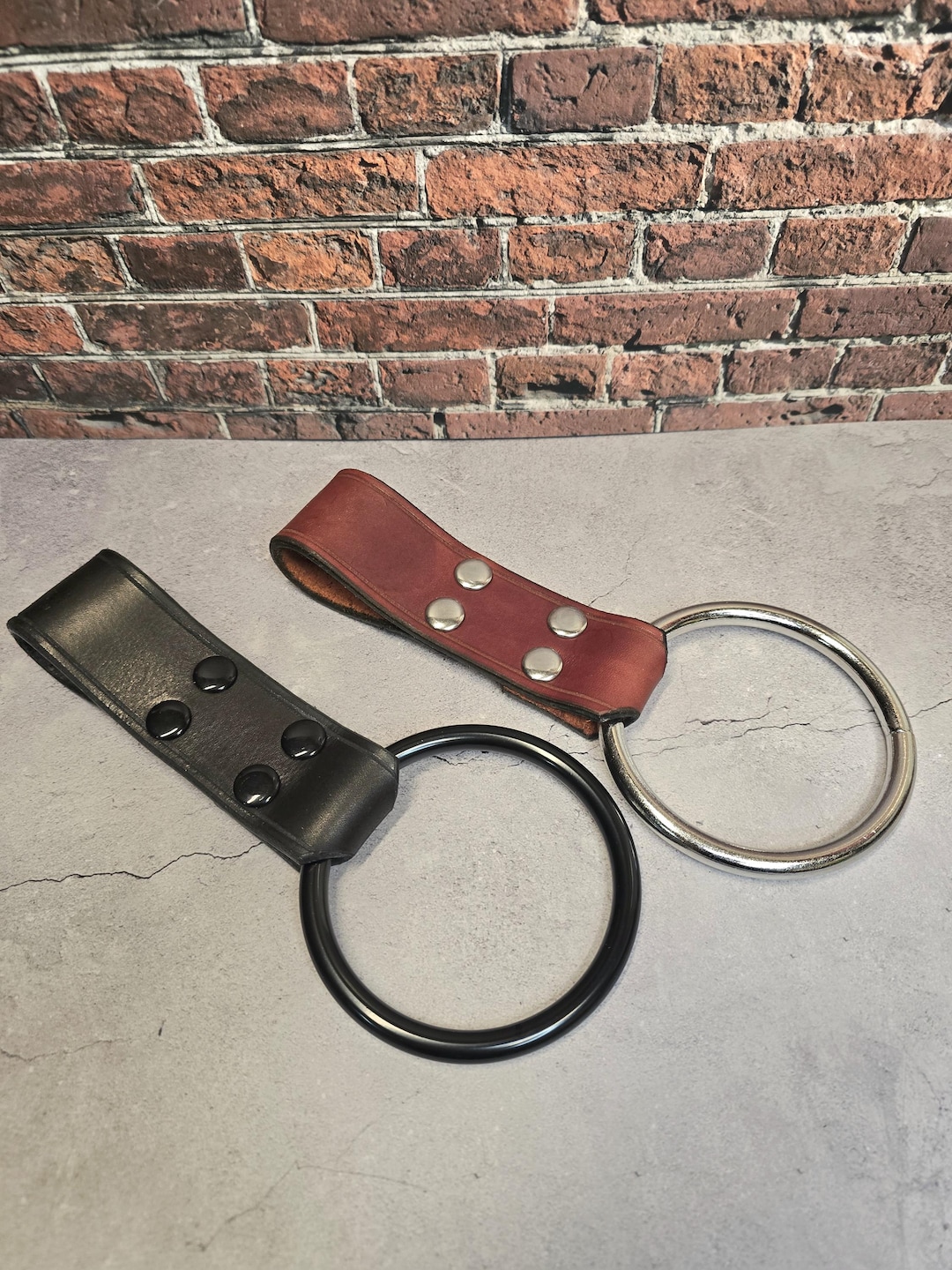 Tools Command Rings Firefighter Leather Utility Tool Ring - Etsy