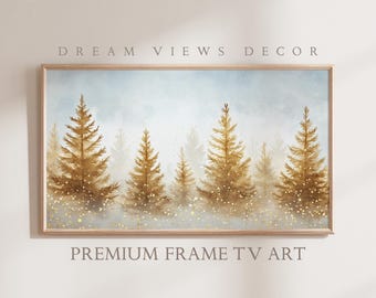 Christmas Forest Illustration for Samsung Frame TV (Digital Download)