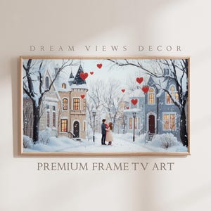 Valentine's Day Frame TV Art for Samsung Frame TV Valentines Day Mood Valentines Art for Tv Oil Painting Retro Valentines Day Decor Frame TV