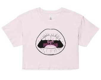 HIGH FEMME Women’s crop top